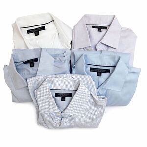 (5) Banana Republic Men’s Dress Shirt Lot Bundle S 14–14.5